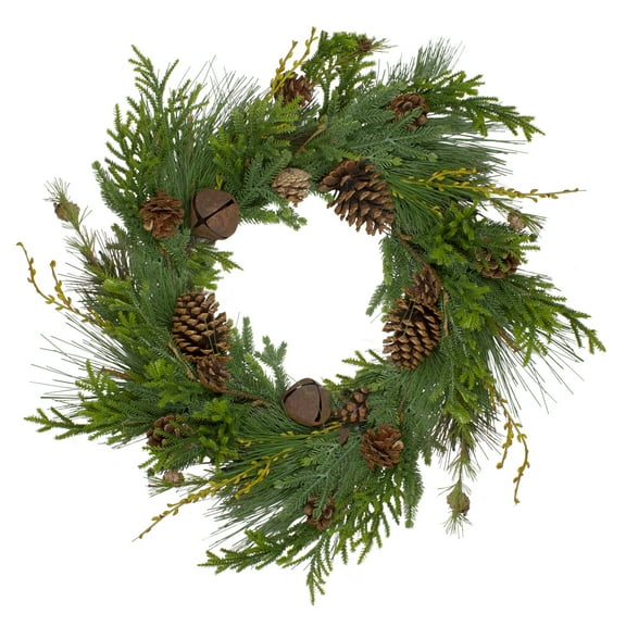 Northlight Rustic Pinecone Artificial Christmas Wreath - 26" - Unlit