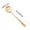 C, variant on Handmade Pure Copper Engraved Spoon, Long Handle Soup Spoon, Western Tableware for Dining & Kitchen, Elegant Home Decor, Daffodil Handle