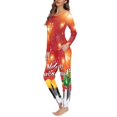 thumbnail image 3 of Conjunto de pijama informal de dos piezas para mujer, ropa de dormir de manga larga, Jersey acogedor, regalos de navidad, 3 of 4