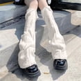 thumbnail image 2 of Open Toe Thigh High Socks with Lace , Gothic Leg Warmers for Women, Punk Long Y2K Grunge Emo Rave Harajuku Fashion Casual Streetwear, 2 of 5