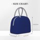 thumbnail image 2 of Fotbe Navy Blue Bolsa de Almuerzo con Estampado, Lonchera Aislada, Contenedor de Comida Reutilizable Tipo Cooler a Prueba de Fugas, 2 of 6