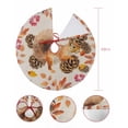 thumbnail image 7 of Fall Squirrel Christmas Tree Skirt 48 Inches Large Christmas Skirt Tree, Watercolor Botanical Floral Maple Leaf Tree Skirt Christmas Decorations for Fireplace Party Holidays Indoor Outdoor, 7 of 7