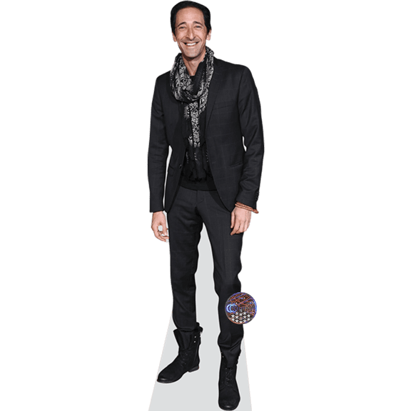 Adrien Brody (Black Suit) Lifesize Cardboard Cutout Standee