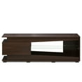 thumbnail image 5 of Furinno FVR Entertainment Center with 1 Drawer and Glass Shelf, Walnut FVR7294WN, 5 of 6