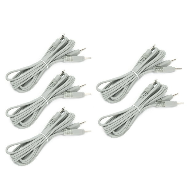 Cables Cables Compatibles Cables De Repuesto Cables De Decenas Cables De Electrodos Cables Compatibles 4,9 Pies Cables De Decenas De Repuesto Cables De Decenas Para Dispositivos De ANGGREK Compatible Lead Wires