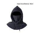 thumbnail image 2 of Comfortable Winter Scarf Ladies Integrated Hat Thick Warm Soft Fabric Windproof Quick-drying Cozy Elastic Ear Neck Head Protection, 2 of 8
