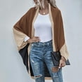 thumbnail image 2 of Vedolay Coat for Women Lapel Collar Single Long Sleeve Crop Top Casual Jacket,Brown M, 2 of 5