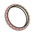thumbnail image 2 of Naloa Hand Drawn Tomatoes Elastic Steering Wheel Cover, Auto Steering Wheel Cover – 15 Inch , Comfortable Grip, Fit Suvs,Vans Cars,Trucks, 2 of 8