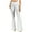 White, variant on fartey Flare Leggings for Women Soft Athletic Tummy Control Pants Elastic High Waisted Yoga Pants Wide Leg Tummy Control Hippie Workout Running Yoga Leggings
