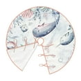 thumbnail image 3 of Bingfone Christmas Tree Skirt Mat Christmas Decoration Interior 30"-Sea Animals, 3 of 8