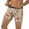 thumbnail image 3 of Picia Thanksgiving Food Pattern Men's Athletic Long Leg Briefs , Performance Stretch Underwear，Moisture-Wicking, 3 of 7