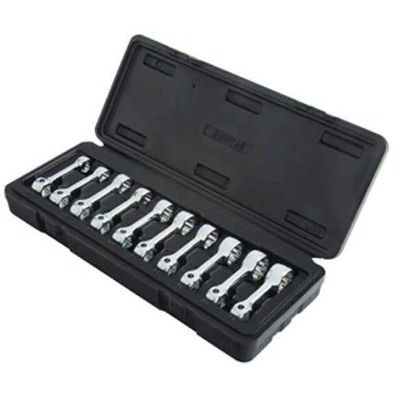 0.375 in. Drive Metric Torque Wrench Head Adapter Set, 10 Piece