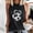 Black, variant on Sakmal Womens Summer Tops Gray Sleeveless Love Heart Crew Neck Tank Tops Womens Shirts