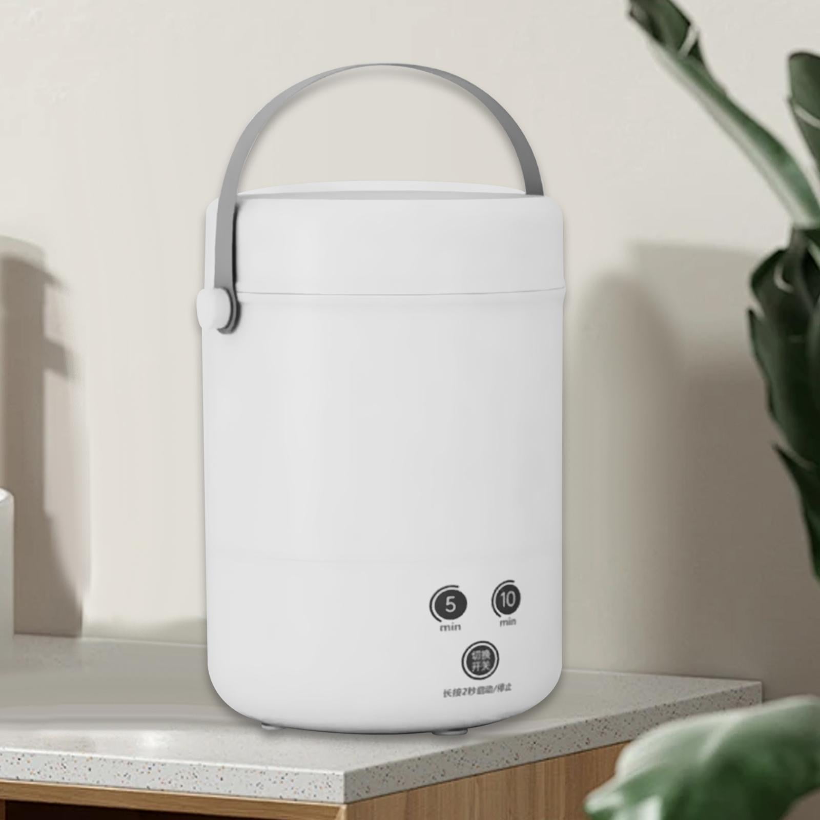 Baoblaze Mini Washing Machine Bucket Washer Compact Practical Blue Light Cleaning Small white