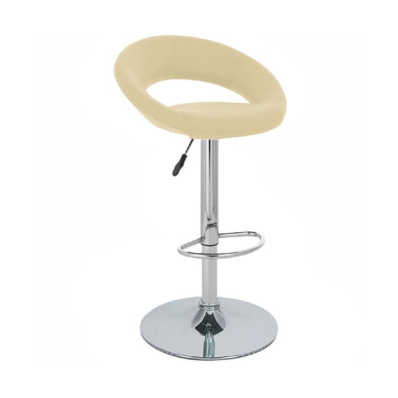 Set of 2 Modern Home Rho "Leather" Contemporary Adjustable Height Counter/Bar Stool (Toffee)