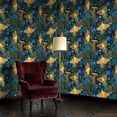 thumbnail image 2 of Boho Peel and Stick Wallpaper Ethereal Forest Radiant Butterflies Misty Glow Wall Mural 23.6in x 9.8ft Self Adhesive Removable Wall Paper Renter Friendly Wallpaper for Nursery Bedroom Cabinets, 2 of 8