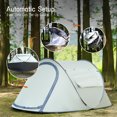 thumbnail image 3 of Tente de Camping Extérieure Pop-Up Automatique Instantanée Portable 2, 3 of 8