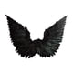 thumbnail image 4 of Alas de ángel Salvador con correas elásticas para cosplay de Halloween negro, 4 of 9