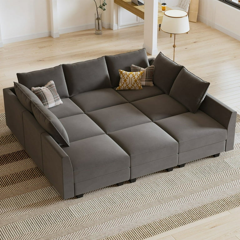Honbay Upholstered Sofa Bed With