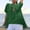 Green, variant on YHAJDS Women's Linen Tops Short Sleeve Asym Hem Solid Color Relaxed Round Neck Blouse