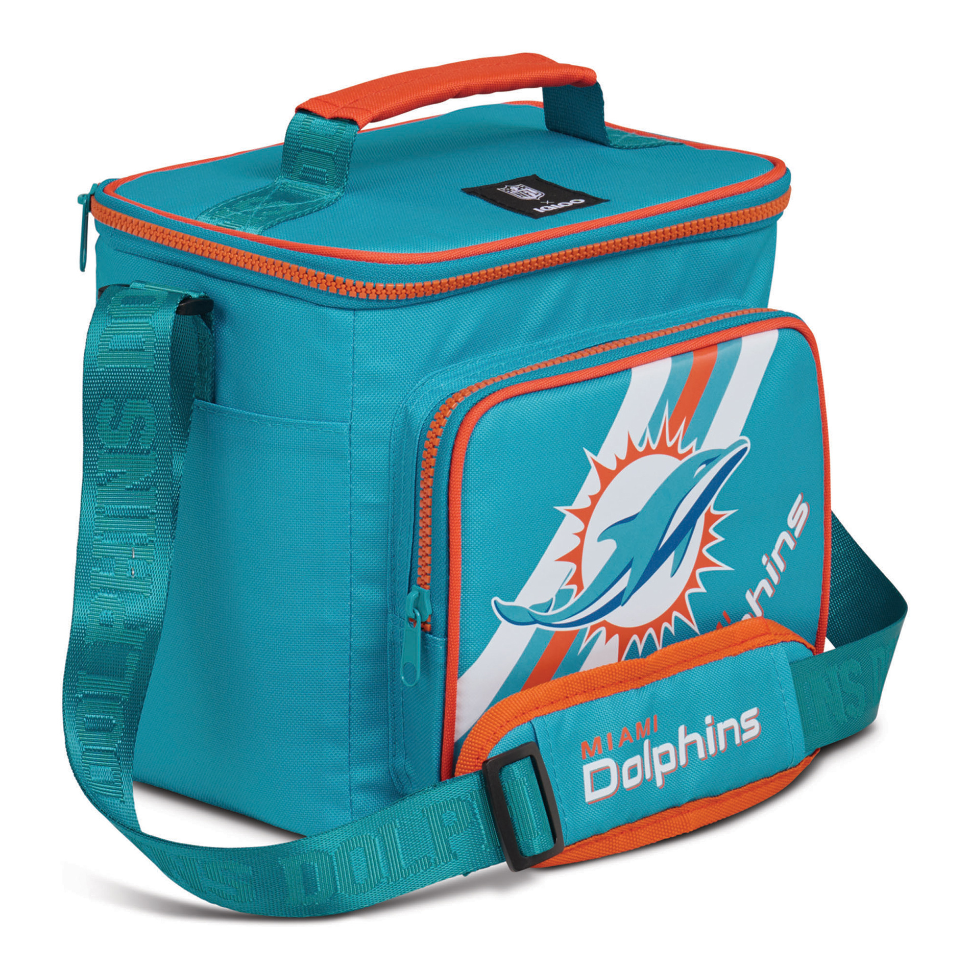 IGLOO  Miami Dolphins Square Lined 4-Pack Cooler