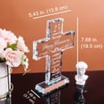 thumbnail image 3 of Regalos de 25 aniversario de boda de Glass Cross YWHL para pareja, 3 of 6