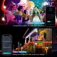 thumbnail image 3 of Electight 65FT 200 LEDs Smart RGB Fairy String Lights, APP/Remote Control, Music/Voice Sync, IP65 Waterproof for Bedroom Party Wedding DIY, 3 of 7