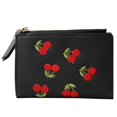 thumbnail image 1 of Lady Wallet Creative Embroidery Cherry Card Pouch Clutch Wallet Card Wallet, 1 of 10
