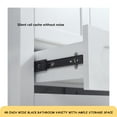 thumbnail image 5 of 48" White Bathroom Vanity Abundant Storage Cabinet -4 Soft close doors and 2 drawers (excluding the ceramic basin), 5 of 9