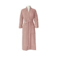 thumbnail image 4 of Large/x-Large Gray Women's 100% Turkish Cotton Terry Cloth Pleated Bathrobe by Pure Fiber, 4 of 10