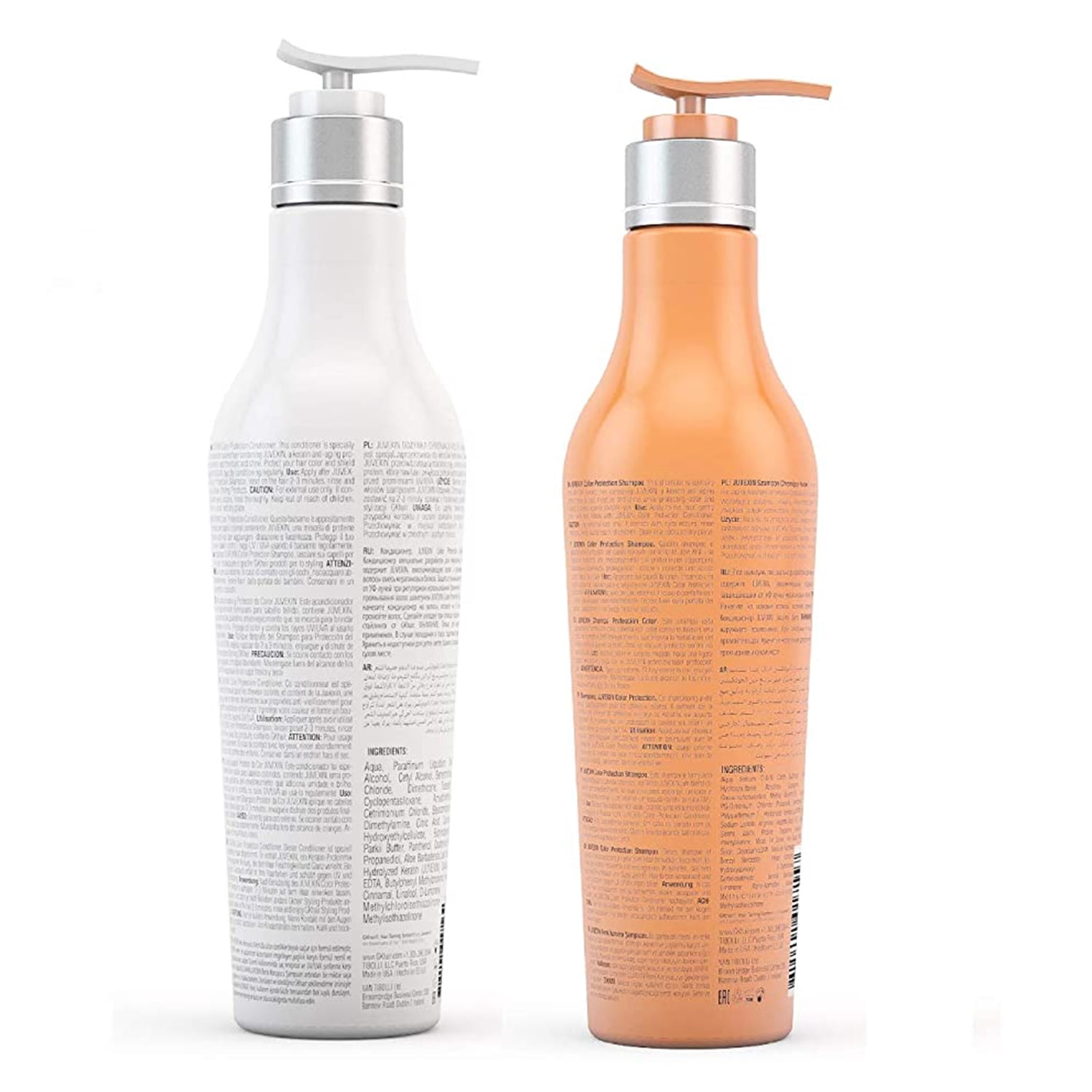 Global Keratin GK Hair Shield Shampoo and Conditioner Duo (240ml/ 8.11 fl. oz) | Against Sun, UV/UVA Rays | For Dry, Split Ends with Aloe Vera and Natural Oils - All Hair Types