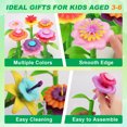 thumbnail image 2 of Flower Garden Building Toys - Build a Bouquet Floral Arrangement Playset for Toddlers and Kids Gifts Age 3, 4, 5, 6 Year Old Girls, Educational STEM Toy (120 PCS), 2 of 6