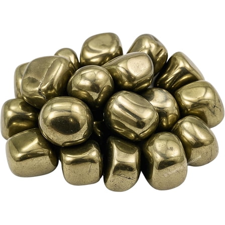 Pyrite Crystals and Healing Stones Tumbled - 1000  Carats