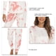 thumbnail image 5 of Conjunto de pijama para mujer Tie Dye suelto, cómodo y elegante, ropa de dormir de 2 piezas, pantalones superiores, ropa de dormir tipo 4 M, 5 of 6