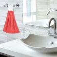 thumbnail image 6 of Haosy 2 Pack Kitchen Wash Cloths with Hanging Loops Absorbent Absorbent Quick Drying Hand Towels, Light Red, 6 of 7