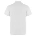 thumbnail image 4 of Kaerm Mens Stylish Basic Turtleneck Short Sleeve T-Shirts Tops Slim Fit Undershirt Solid Knitwear White XL, 4 of 7