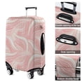thumbnail image 5 of Pink White Gold Marble Pattern Luggage Cover Fashion Suitcase Cover Baggage Covers Fit 25-28 Inch Luggage (Go Travel), 5 of 5