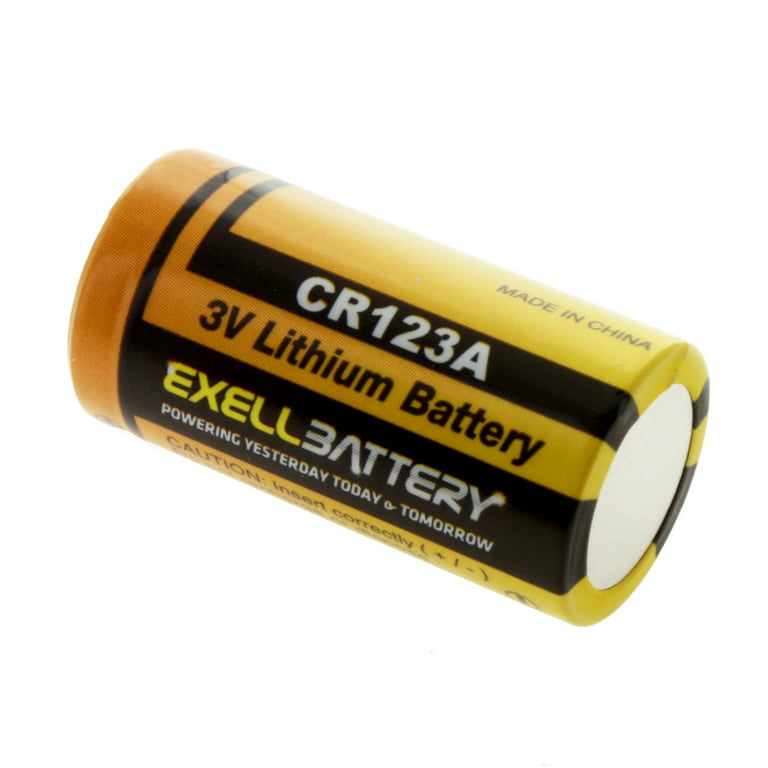 CR123A Batería de Litio, Voltaje 3.0 V, Capacidad 1500 MAH - Bateria para  UPS - Camaras de Seguridad Y Control de Acceso
