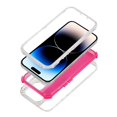 thumbnail image 4 of For iPhone 16 Pro Case Corners Impact Protection PC+TPU Clear Phone Cover - Rose, 4 of 5