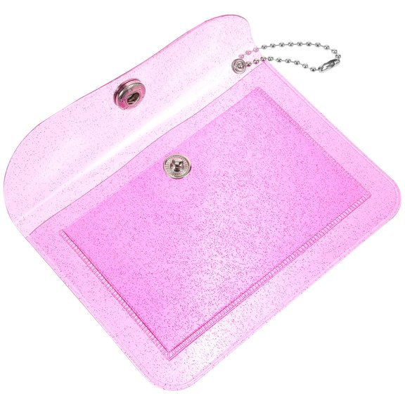 WASHWEPE Small Purses for Women Coin Purse Minimalist PVC Storing Coins 1Pack