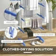 thumbnail image 2 of HOMCOM 3-Tier Clothes Drying Rack Collapsible Adjustable Clothes Airer, 2 of 6
