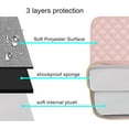 thumbnail image 3 of MingX Laptop Sleeve Bag for 2023 2022 MacBook Air Pro 13 13.3 pro 14 inch M2 M1 Notebook Mac Acer Asus HP Briefcase Cover Case (Pink,MacBook Pro 14 inch), 3 of 6