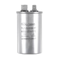 thumbnail image 1 of Capacitor de arranque redondo CBB65 Uxcell 10uF 450V CA con caja de aluminio y terminal, 1 of 5