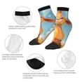 thumbnail image 5 of Rocae Happy Goat In Meadow for Premium Adult Socks,Comfortable, Breathable, and Durable Socks, Perfect for Everyday Wear, 5 of 7
