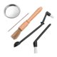 thumbnail image 2 of Coffee Machine Cleaning Set Coffee Grinder Brush Coffee Machine Group Head Cleaning Brush with Coffe, 2 of 5