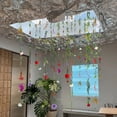 thumbnail image 5 of 12 Pcs 70.8 ft Artificial Wildflower Vine Garland Hanging Silk Floral Backdrop for Wedding Home Garden Wall Arch Decor, 5 of 6