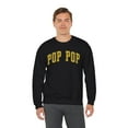thumbnail image 5 of Pop Pop Sweatshirt Gifts Crew Neck Shirt Long Sleeve Unisex, 5 of 5