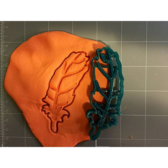 Feather Cookie Cutter- Fast Shipping - Sharp Edges - Exceptional Quality