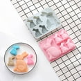 thumbnail image 3 of 5 Cavity Easter Rabbit Silicone Mold For Festival Cake Baking Ice Making Diy Auxiliary Food Preparation High Temperature Resistant Easy Release And Clean Reusable Baking Tool, 3 of 5