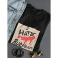 thumbnail image 3 of I Hate Burpees Women Black T-Shirt, Female Small, 3 of 4